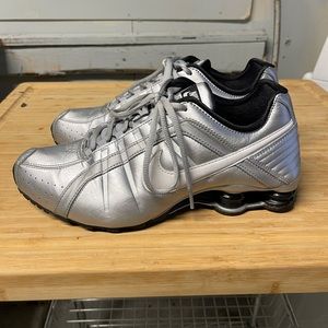 Silver Nike Shox - women’s size 10.5